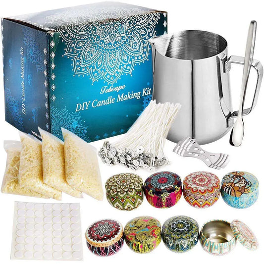 Handmade Candle Making Kit - Eco-Friendly, Relaxing DIY Craft for Calm & Peace - Zentroly.com