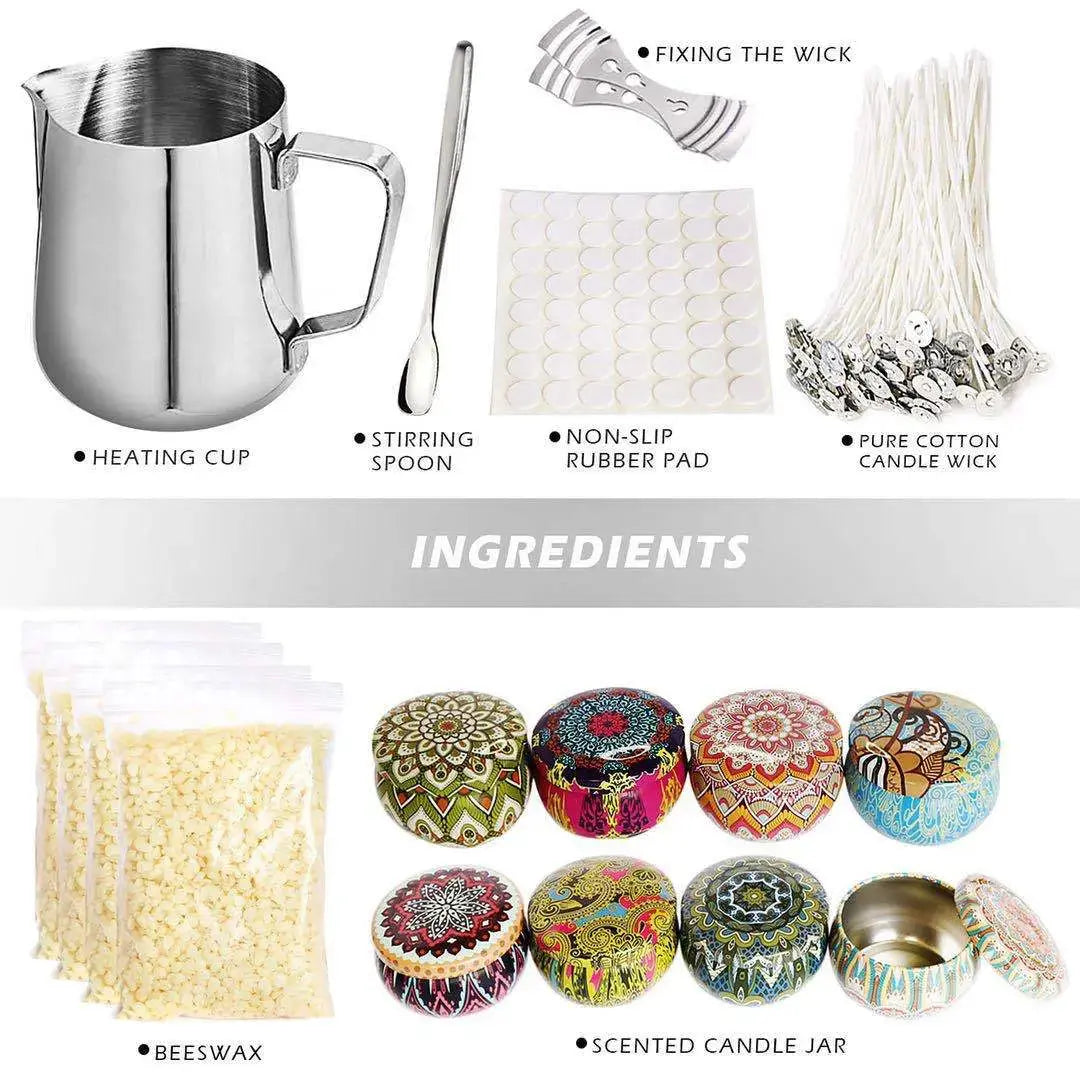 Handmade Candle Making Kit - Eco-Friendly, Relaxing DIY Craft for Calm & Peace - Zentroly.com